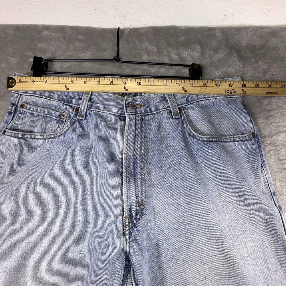 Vintage Levis 550 Jeans Mens 36x32 Light Relaxed Fit‎ Tapered Denim Y2K